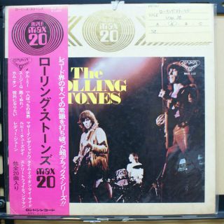 Japan Vinyl Lp Records Max - 112 The Rolling Stones - Max 20 W/obi