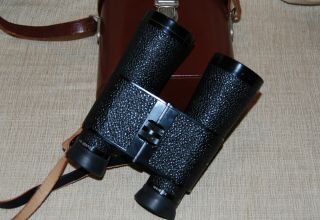 Vintage Carl Zeiss Jena 10 By 40 B Notarem Binoculars With Leather Case