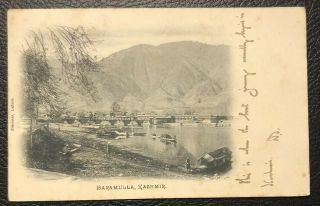 Postcard Baramulla Kashmir C1900s Bremner India Vintage Pakistan
