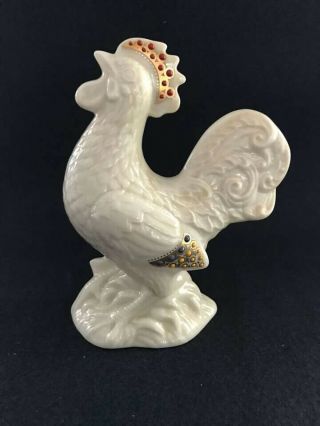 Lenox China Jewels Rooster Figurine 1992 Made In Usa