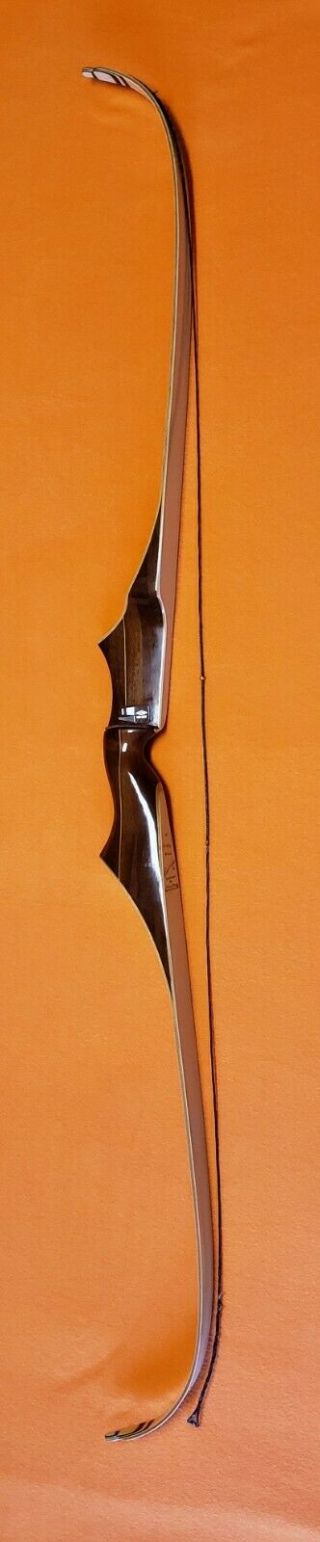 Vintage Black Widow Recruve Bow,  Right Hand,  35@28,  62 Lenght