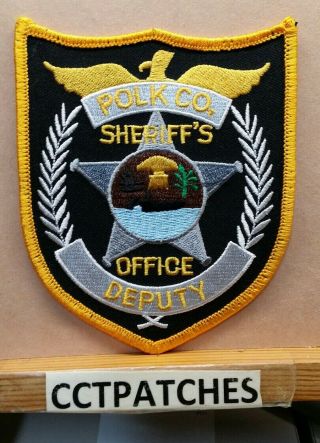 Polk County,  Tennessee Sheriff (police) Shoulder Patch Tn