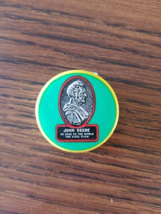 Vintage Celluloid John Deere Cloth Tape Measure Advertising QFE Collectible 2