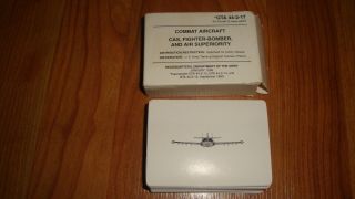 Graphic Training Aid Gta Aircraft Recognition Playing Cards 44 - 2 - 17