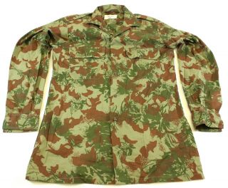 Sap South African Police Koevoet Stf Camo Long Sleeve Shirt Small 1984