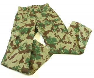 Sap South African Police Koevoet Stf Camo Trousers Pants 76/79 Small 1984