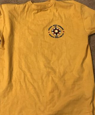 1977 National Jamboree Yellow T - Shirt Moraine State Park Adult Xl Rc5