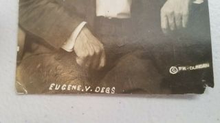 Real Photo Postcard RPPC Eugene V.  Debs Socialist Presidential Candidate 3