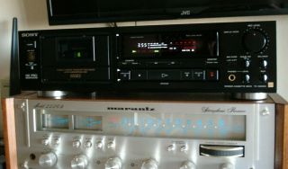 Vintage 3 Head SONY TC - K650es Stereo Cassette Deck ES belts and pinch roller 2