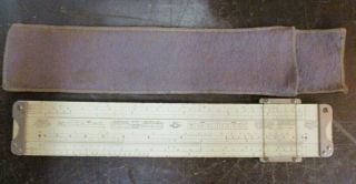 Vintage Pickett & Eckel Model 2 Slide Rule Deci Log Log