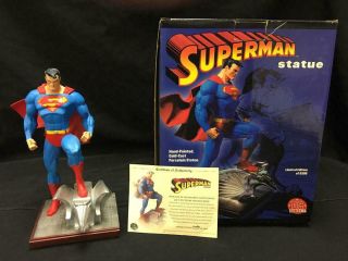 Dc Direct Jim Lee Superman Full Size Statue Superman 204 Cover Man Of Steel