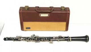Vintage Noblet Paris France Professional Oboe Wood 656,  Noblet Hard Case