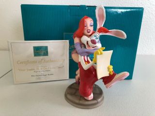 Wdcc Roger Rabbit " Dear Jessica,  How Do I Love Thee " Mib With