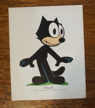 1965 Felix The Cat King Features Syndicate Cartoon Character Picture Print