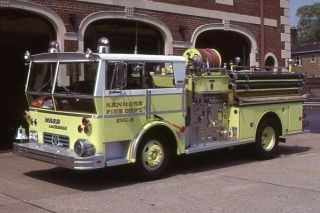 Kenmore Ny E5 1964 Ward Lafrance Pumper - Fire Apparatus Slide