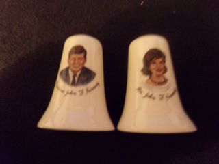 President John F.  Kennedy And Mrs.  John F.  Kennedy Salt & Pepper Shakers