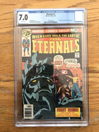 Marvel Comics The Eternals 1 2 And 3 Cgc Graded 7.  0 - 8.  0 - Complete 1 - 19,