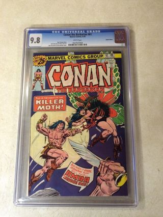 Conan The Barbarian 61 Cgc 9.  8 Top Graded,  Suscha News Pedigree,  White Pages