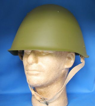 Soviet Russian Ssh 68 Army Helmet - Unissued