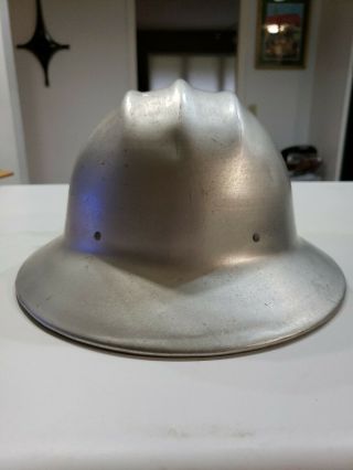 Vintage Silver Aluminum Bullard Hard Boiled Hard Hat