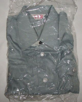 Vintage Postwar East German Nva Ddr Uniform Jackshirt Unissued Sz41n
