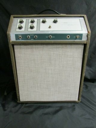 Vintage Sears Silvertone 40xl Model 1422 All Tube Combo Guitar Amp Amplifier