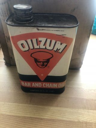 1950’s 1960’s Oilzum Bar And Chain Oil Can Medal