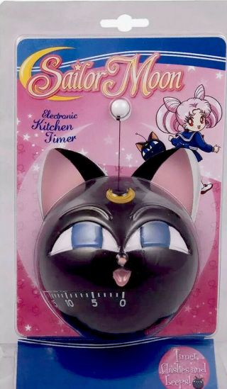 Sailor Moon Luna P Ball Kitchen Timer With Flashing Light And Sound
