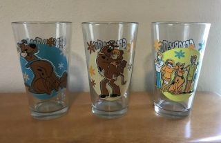 Set Of 3 Scooby Doo Drinking Glasses