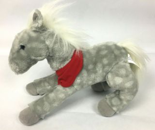 Legendary Wells Fargo Bank Shamrock Pony Plush Horse Stuffed Animal 2013