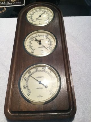 Vintage Springfield Thermometer,  Barometer,  Humidity.  Barometer Not