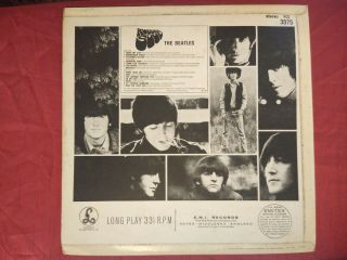 THE BEATLES - RUBBER SOUL - UK PARLOPHONE STEREO LP 1969 PRESSING 2
