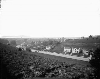 Vista Of Oakland Homes To San Francisco Bay - 1915 - 8x10 Glass Negative
