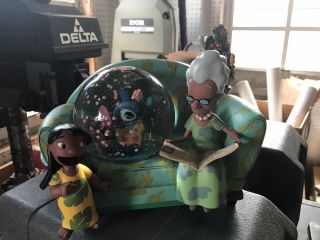 Lilo And Stitch Grandma On Couch Snow Globe You Are So To Me
