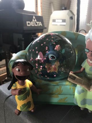 Lilo And Stitch Grandma On Couch Snow Globe You Are So To Me 2