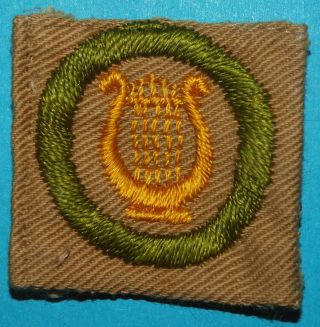 Music Type A Merit Badge - Full Square - Boy Scouts - 10147
