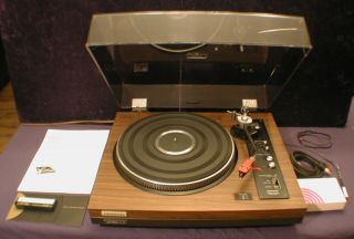 Vintage Pioneer Pl - 51 Direct Drive Stereo Strobe Turntable With Ortofon 2m Red