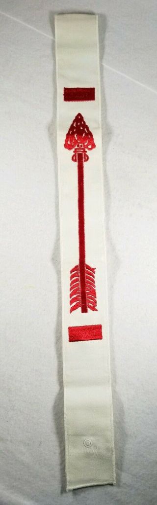 Bsa Boy Scouts ⚜oa Brotherhood Ordeal Order Of The Arrow Embroidered Sash 53 " L