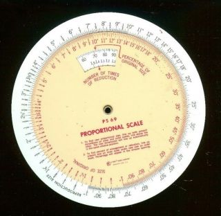 Vintage C - Thru Rotating Proportional Scale Ps - 69 Quilting