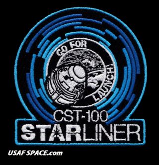 Authentic Boeing Cst - 100 Starliner - Go For Launch - Nasa Space Patch