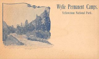 Yellowstone Park Wy,  River Scenery,  Wylie Camps Adv On Gov 