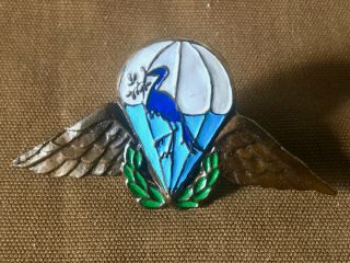 Ciskei Army Paratroop Regiment O/r Metal Beret Badge South Africa Homeland