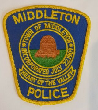 Collectable Patch: Middleton Police Nova Scotia Canada