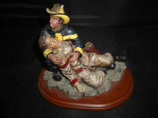 Red Hats Of Courage " Down,  But Not Out " Figurine