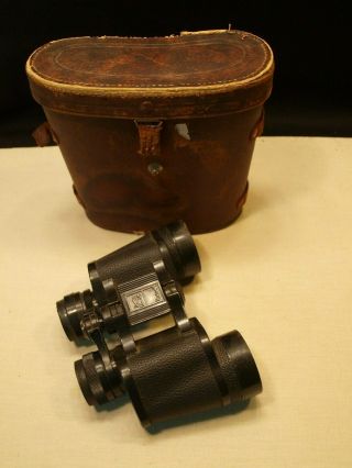 Vintage Bushnell Insta - Focus Falcon Wide Angle 7x35 Coated Optics Binoculars Wca