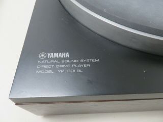 Vintage Yamaha Model YP - 801 BL Turntable 2