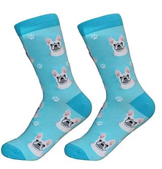 Frenchie French Bulldog Socks Unisex Dog Cotton/poly One Size Fits Most
