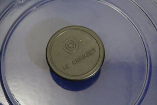 Le Creuset Enamel Cast Iron Cobalt Blue 30 Lid - Lid Only - 3