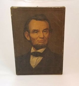 Abraham Lincoln Portrait Ad For The " Lincoln Watch ",  Illinois Watch Co.  1913