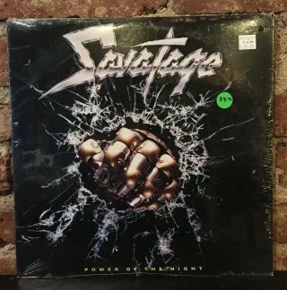 Savatage “power Of The Night” Vinyl Lp 1985